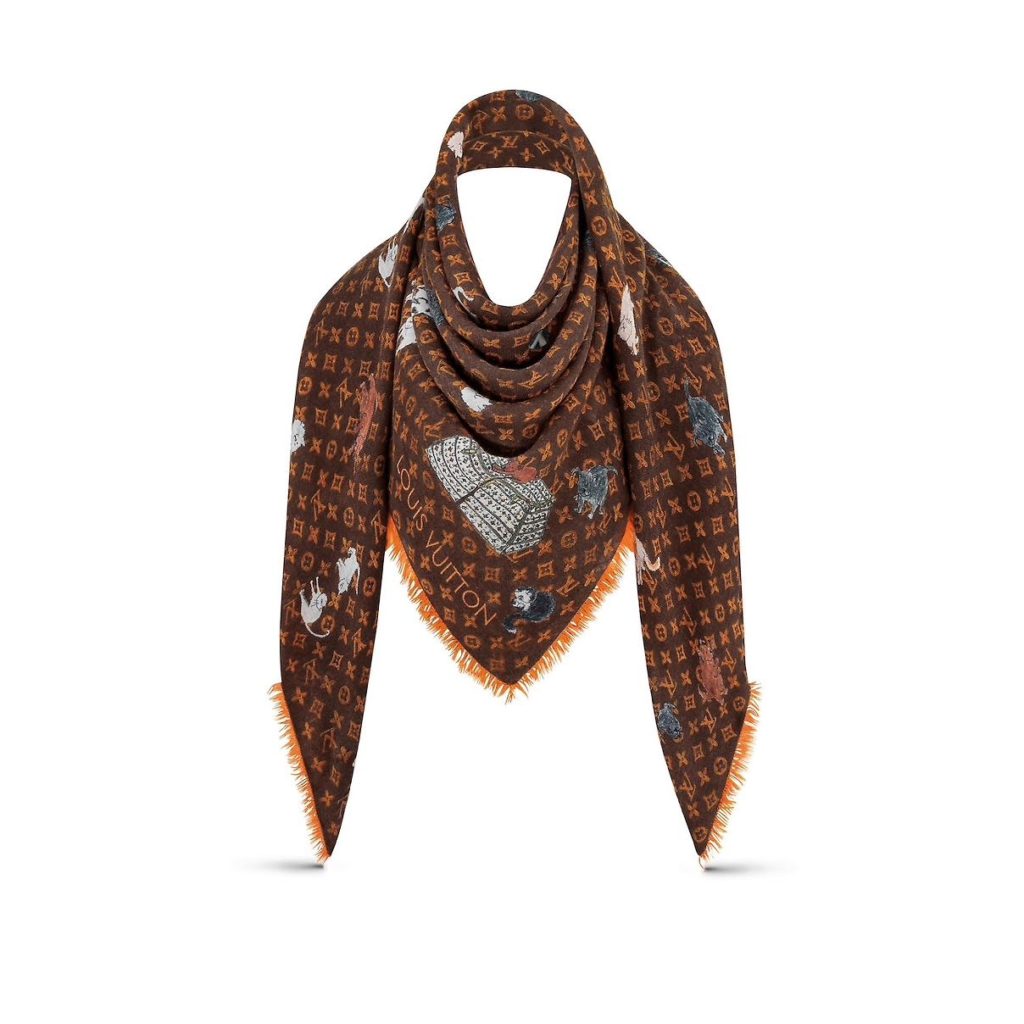 Louis Vuitton Catogram Collection Shawl